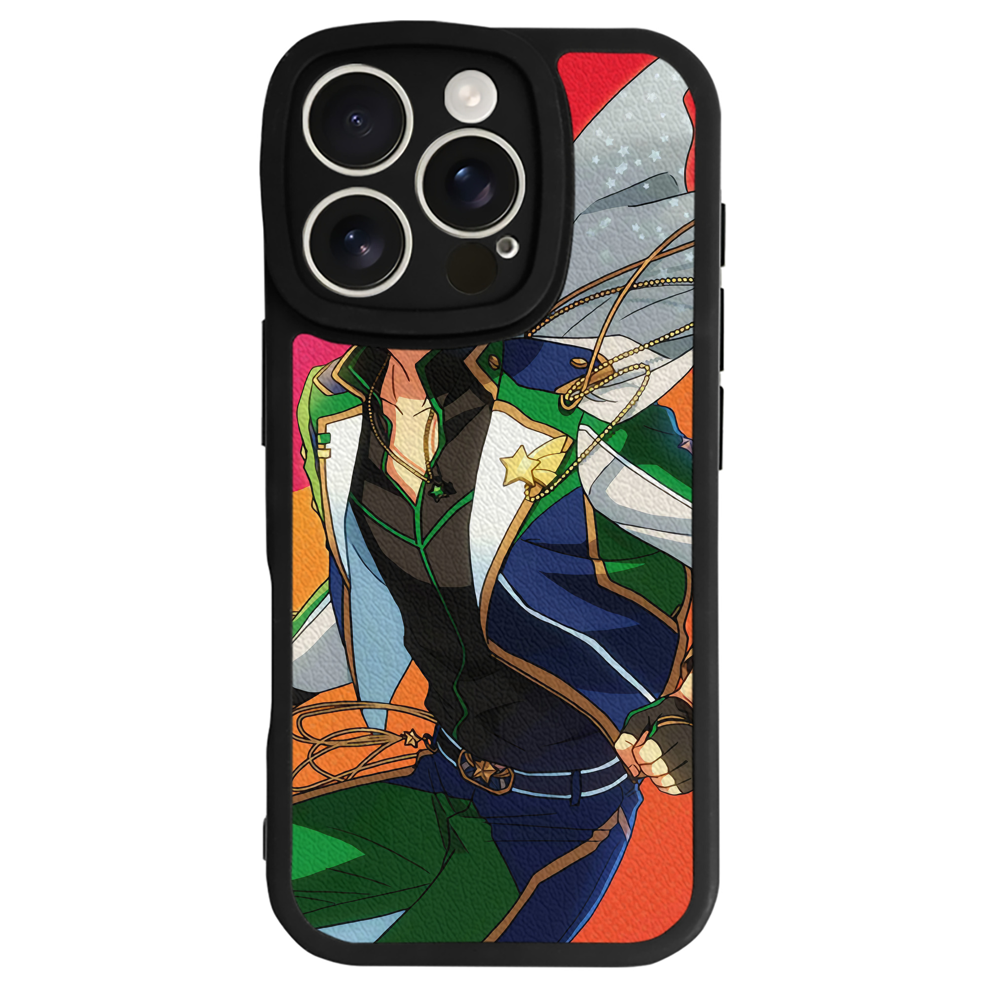 （画像用） あんさんぶるスターズ! Ensemble Stars 【iPhone 16シリーズ対応】シリコンスマホケース（レザー調） 材質：シリコン